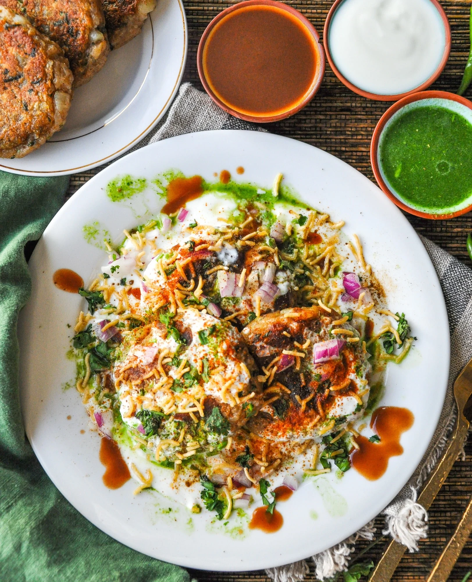 Aloo Tikki Chaat