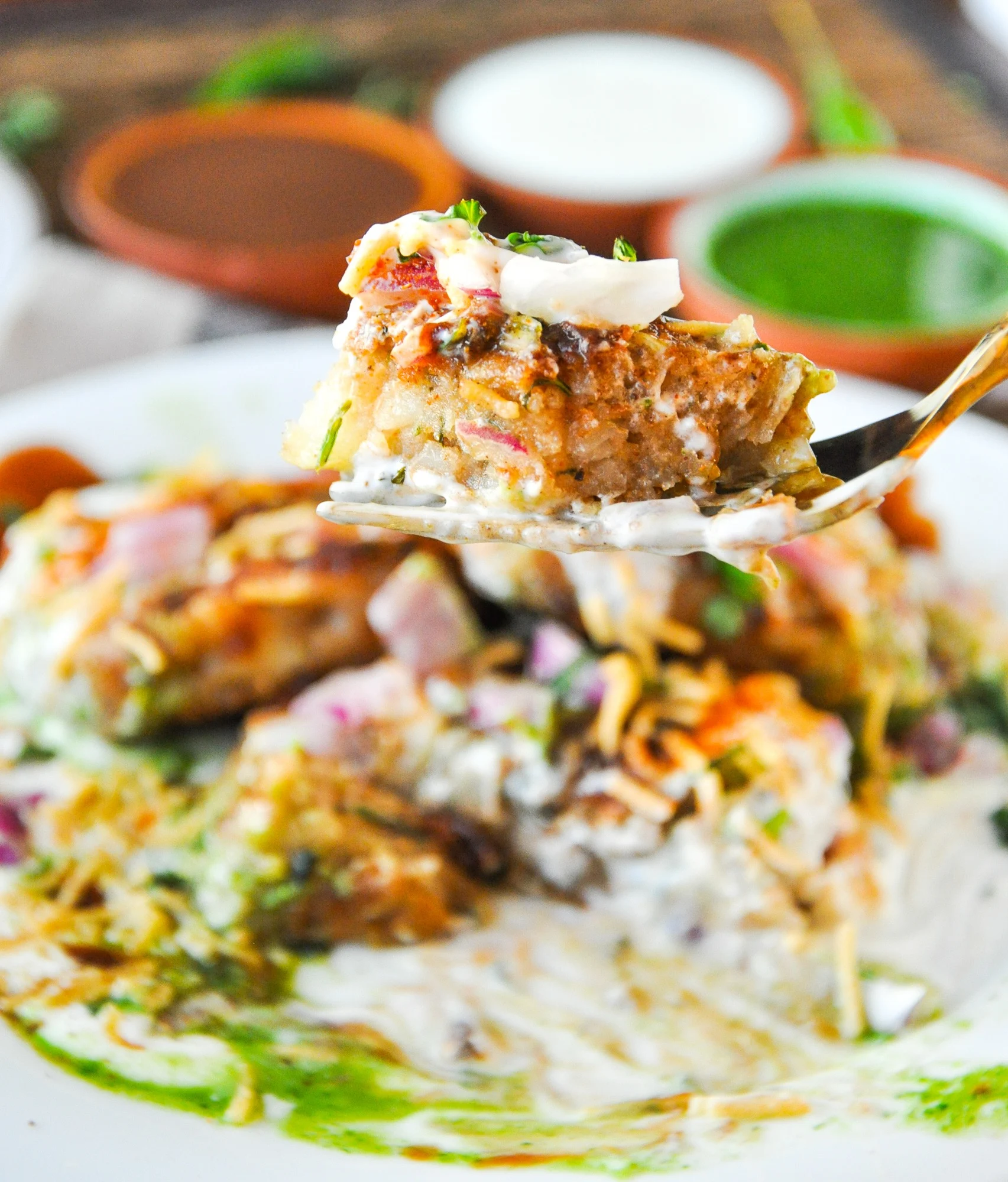 Aloo Tikki Chaat