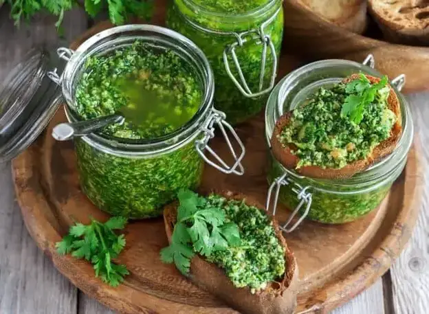 Spicy Cilantro Pesto With Moringa