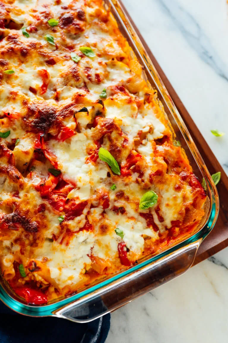 Baked Ziti with Roasted Vegetables
