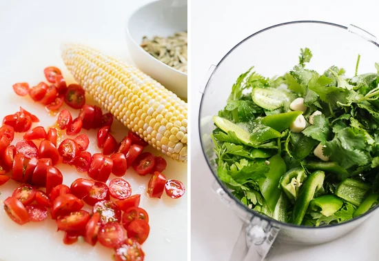 How to Make Summertime Pasta Salad with Tomato, Corn & Jalapeno Pesto?