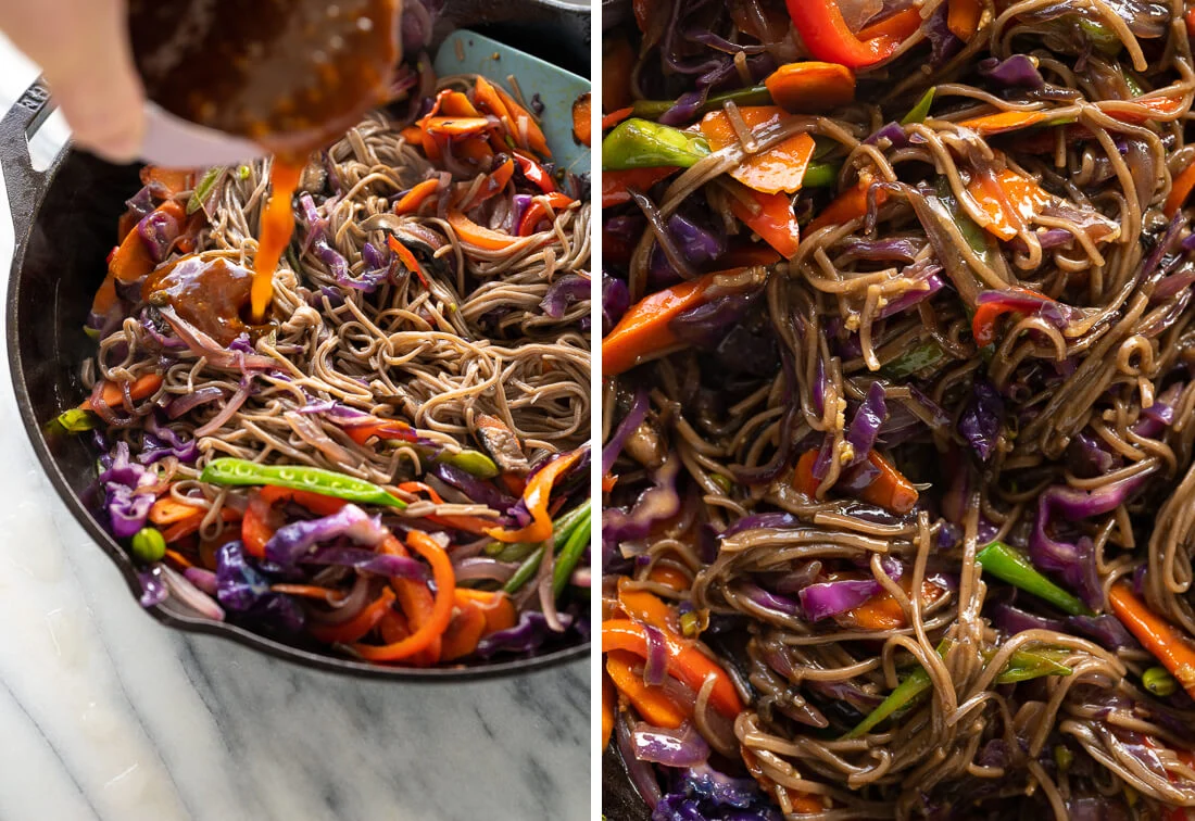 How to Make Veggie Teriyaki Stir-Fry with Noodles?