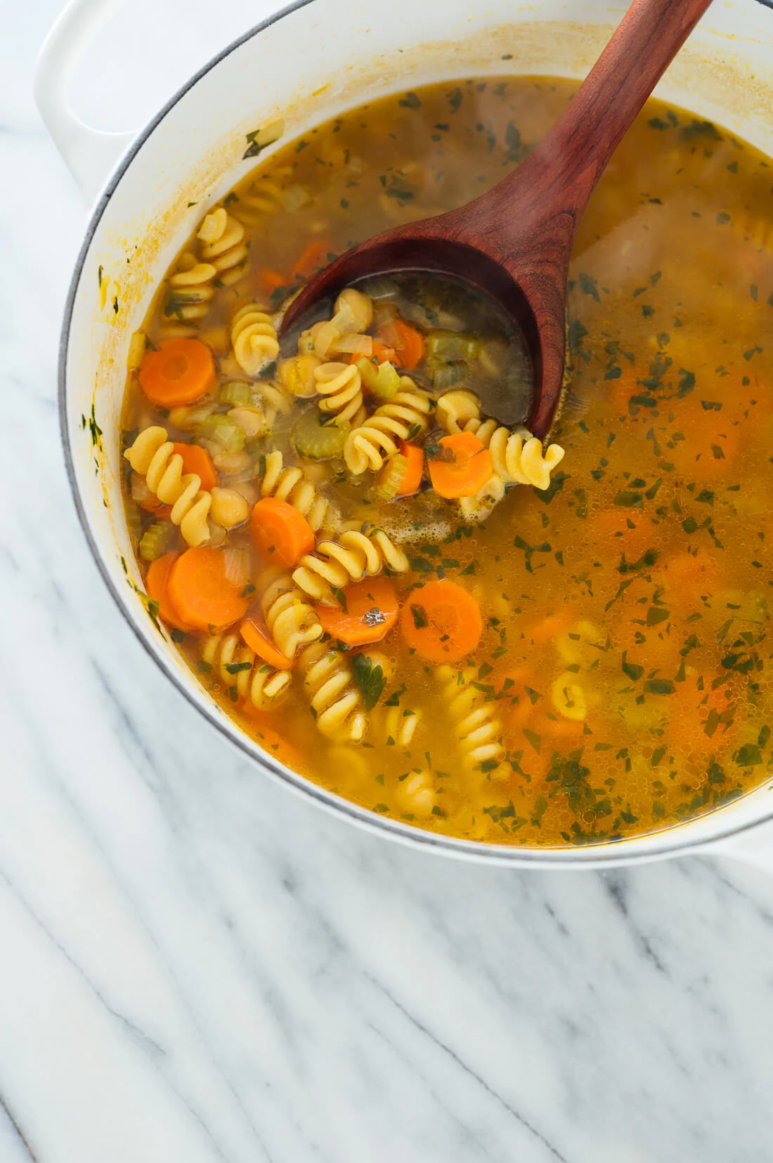 Chickpea Noodle Soup