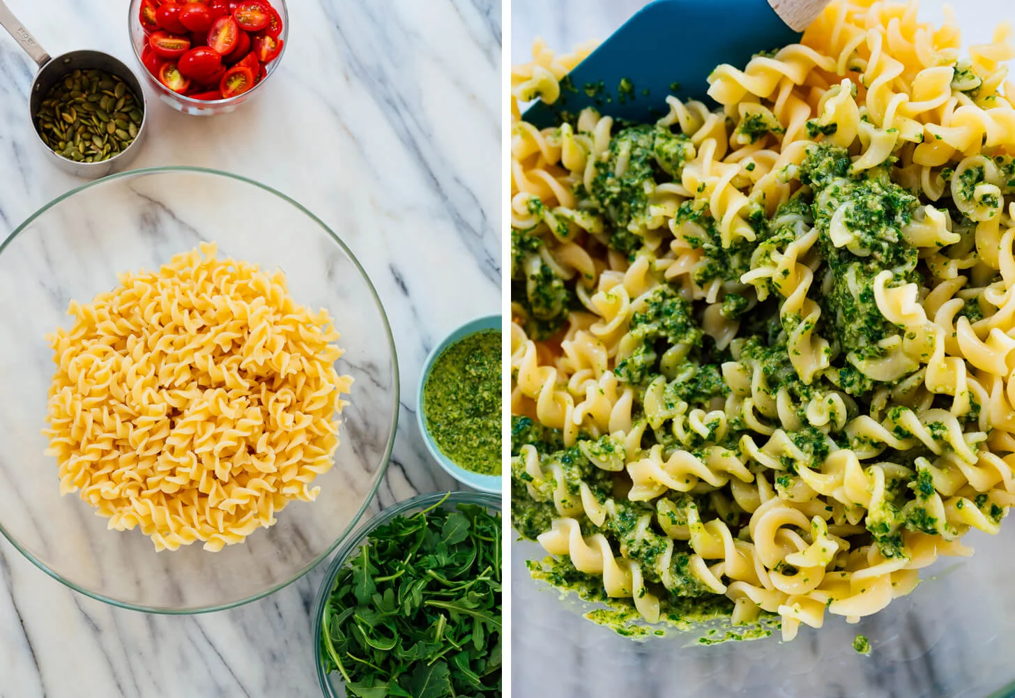 |How to Make Pesto Pasta Salad?