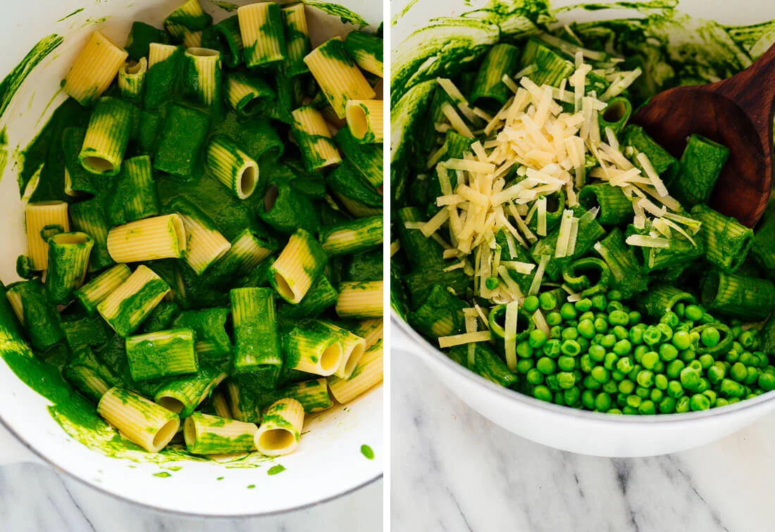 How to Make Lemony Green Pasta with Peas & Ricotta?