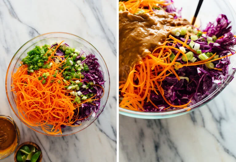 How to Make Peanut Slaw with Soba Noodles?