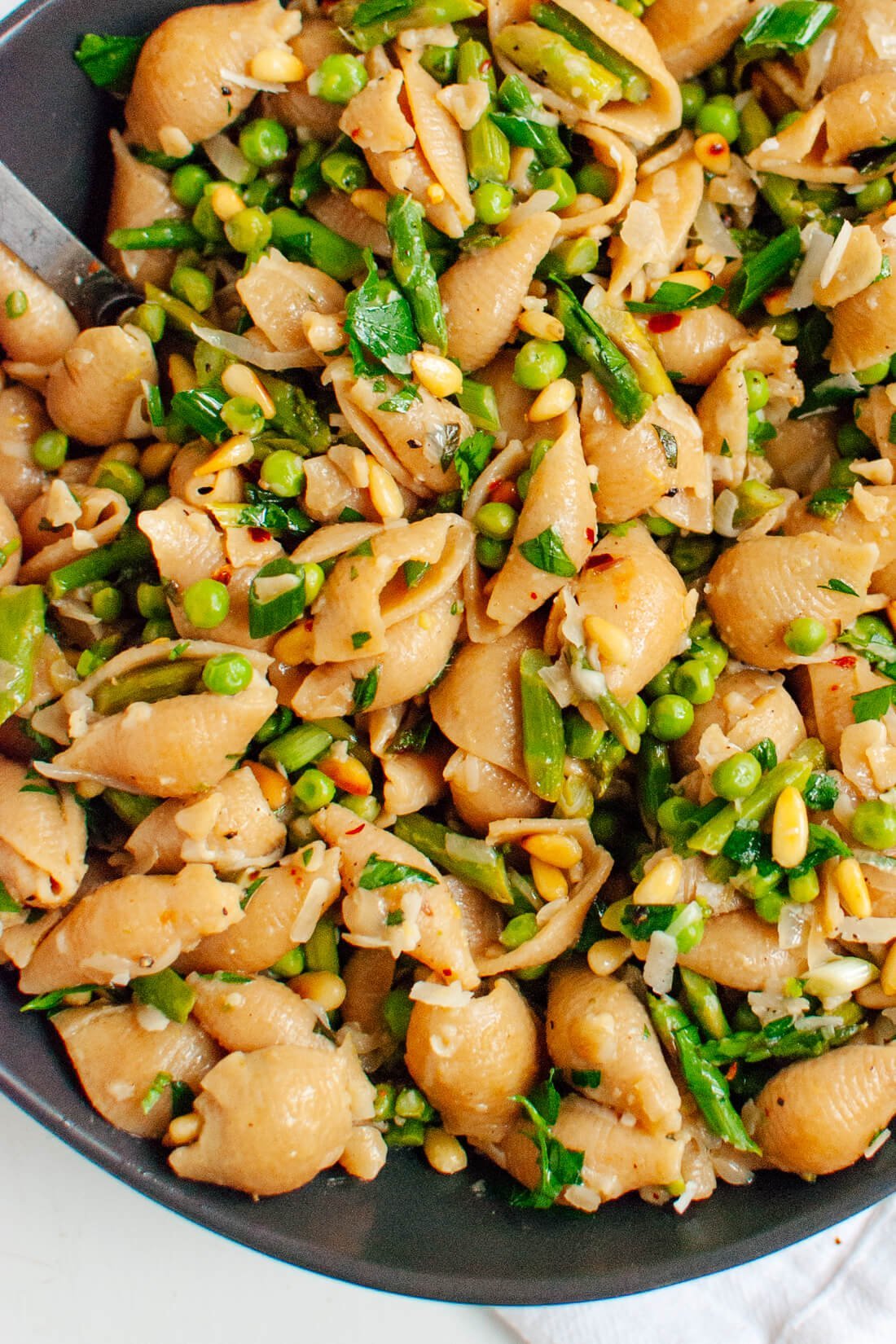 Spring Pea and Asparagus Pasta