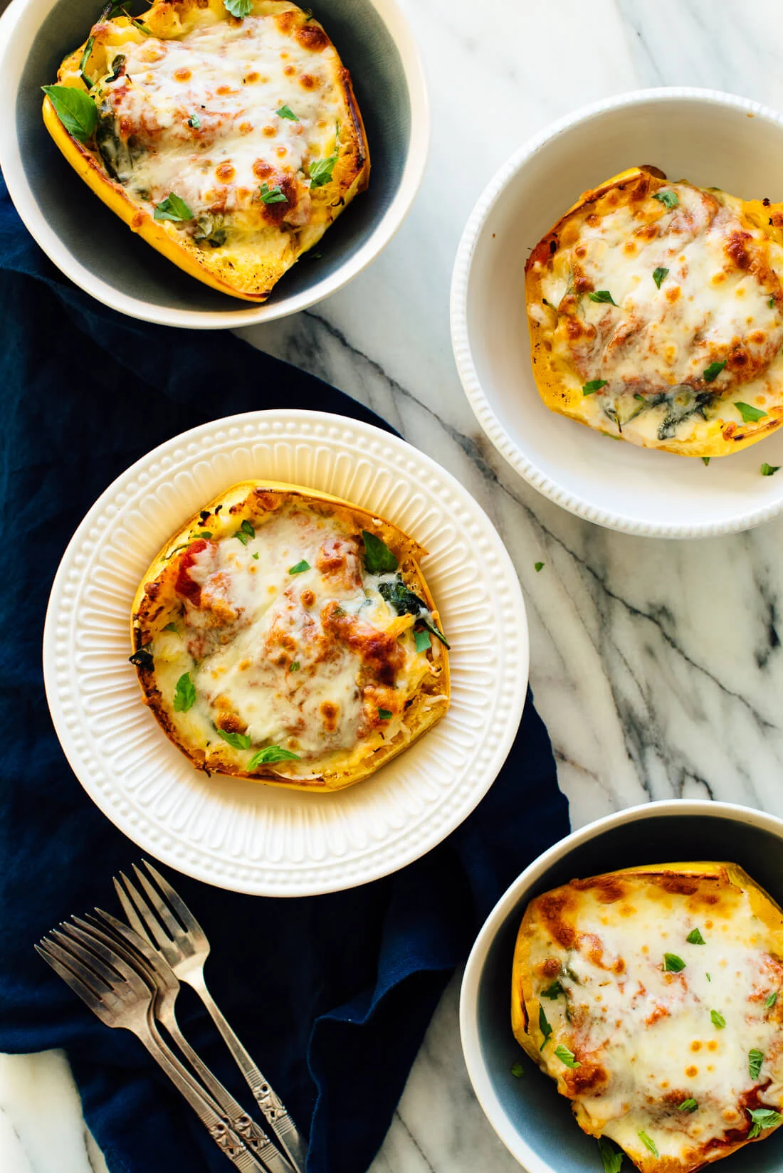 Spaghetti Squash “Pizza” Bowls