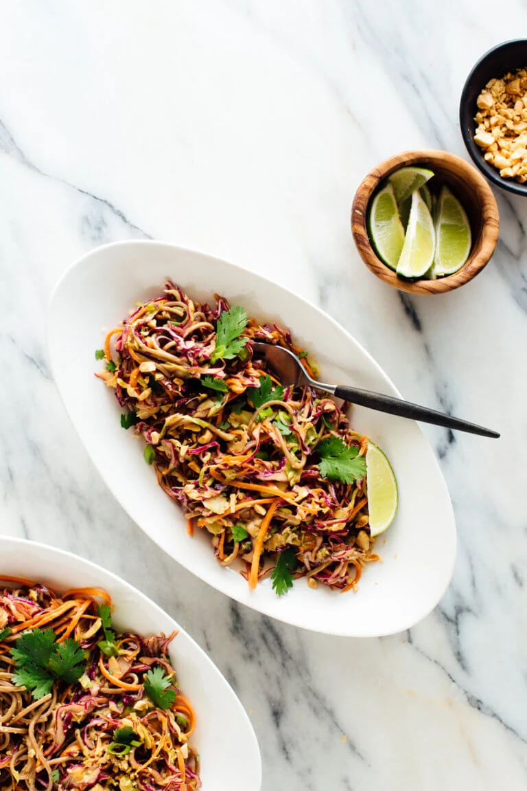 Peanut Slaw with Soba Noodles