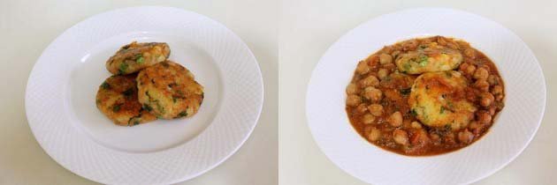 Aloo Tikki Chole Chaat