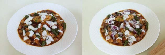 Aloo Tikki Chole Chaat