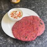 Beetroot Paneer Paratha