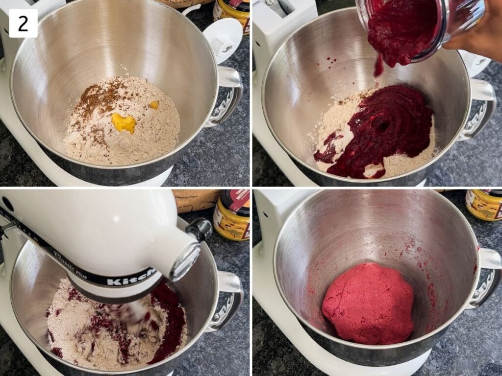 Beetroot Paneer Paratha