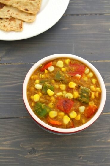 Corn Capsicum Masala