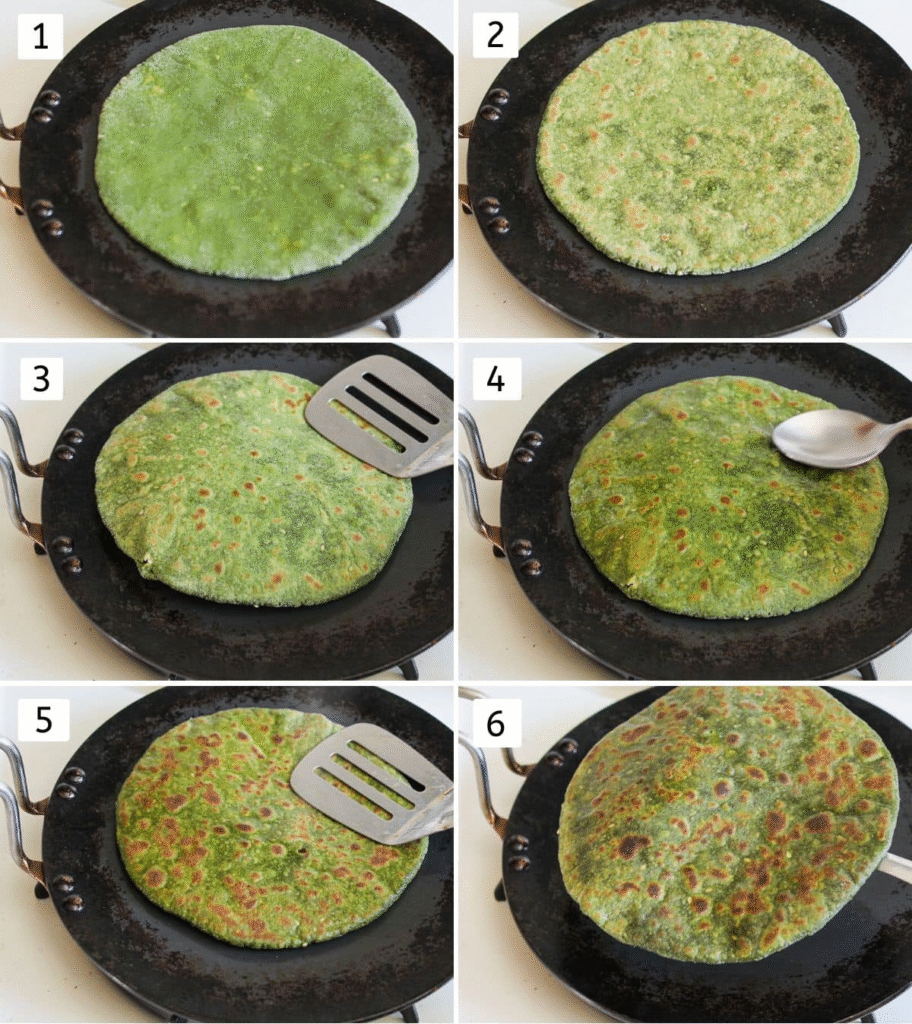 Palak Paneer Paratha