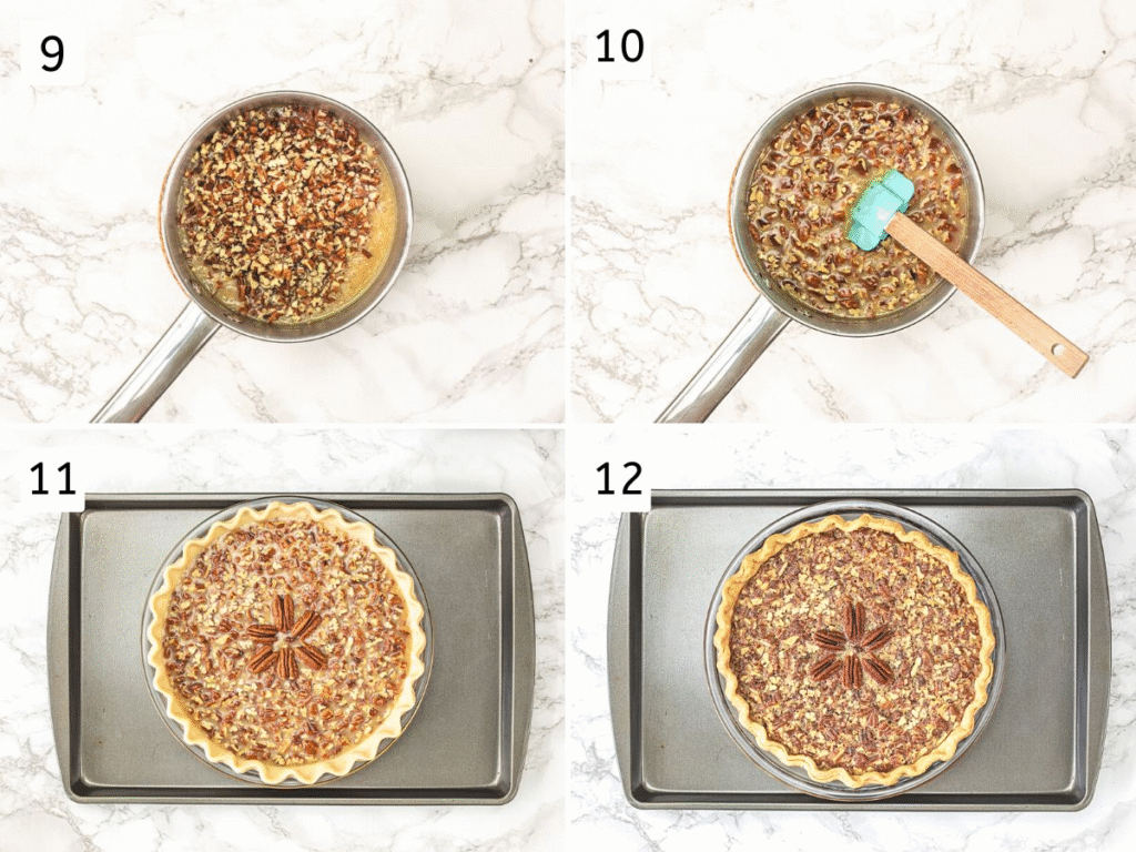 Eggless Pecan Pie