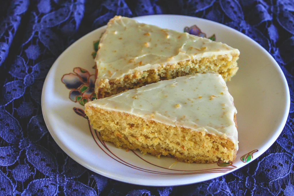 Eggless Orange Cake