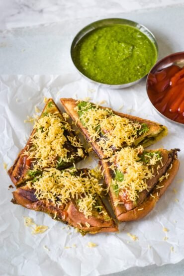 Masala Toast Sandwich