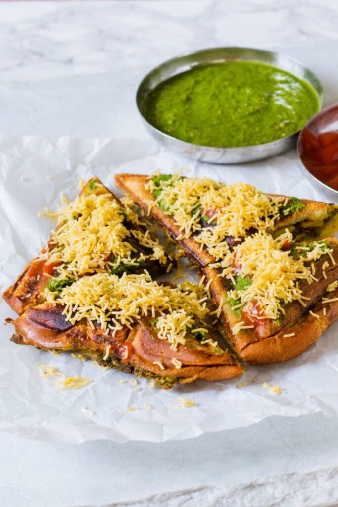 Masala Toast Sandwich