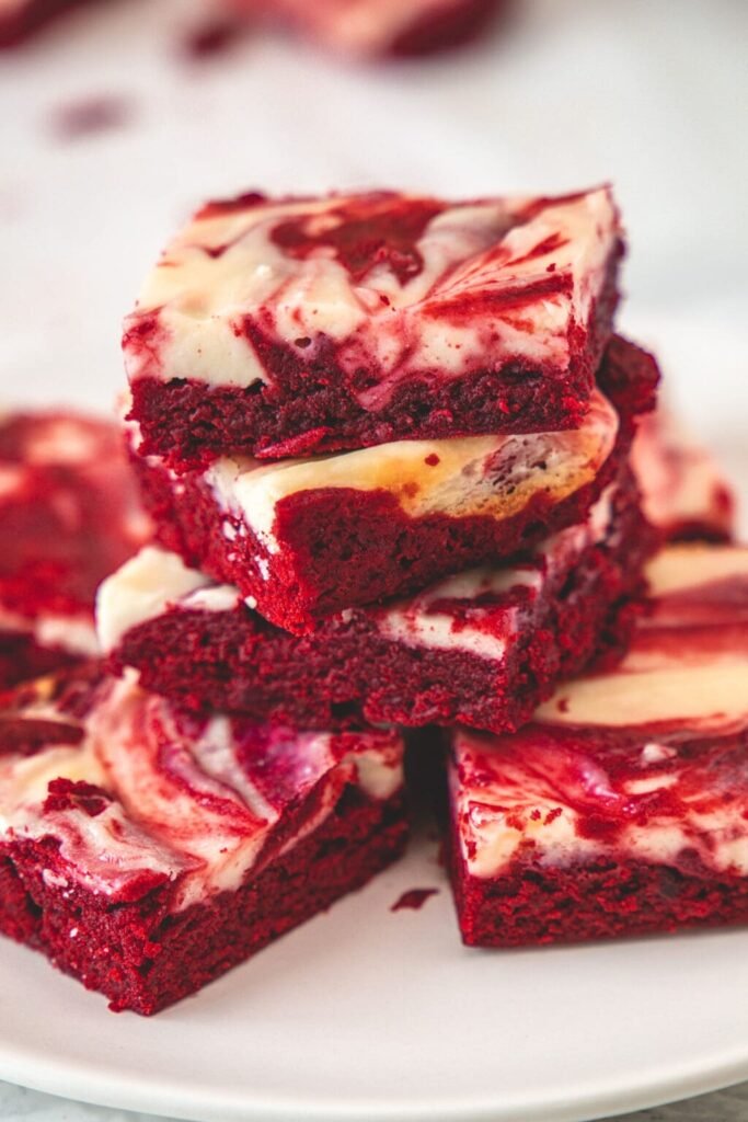 Red Velvet Cheesecake Brownies
