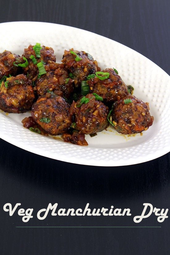 Veg Manchurian Dry
