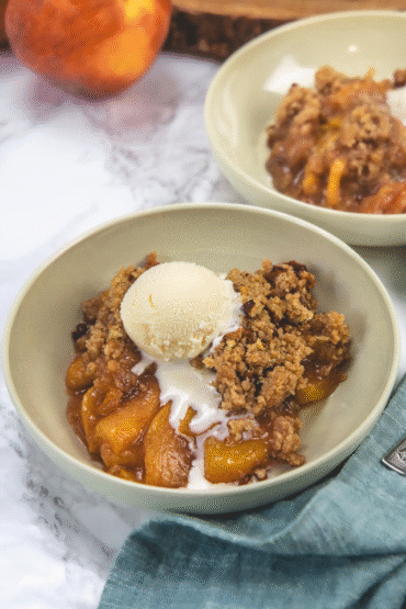 Peach Crumble