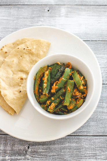 Bhindi Capsicum Sabzi