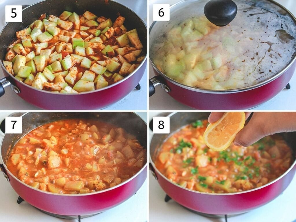 Lauki Tamatar Sabzi